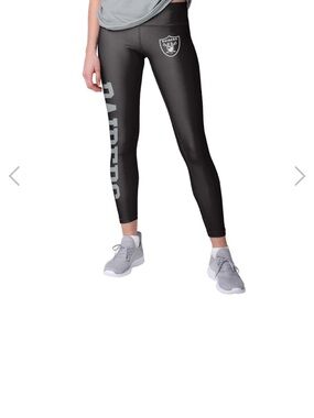 NFL Team Apparel Raiders Women's‎ Black Athletic Leggings